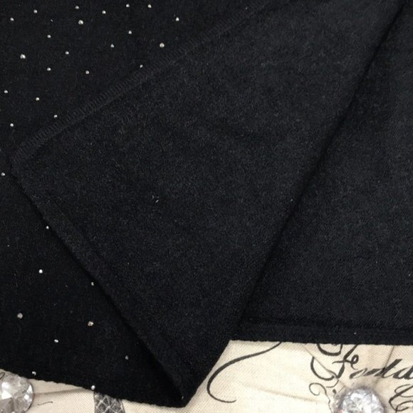 La Fiorentina Embellished Rhinestone Poncho - Picture 5 of 7